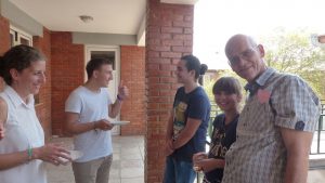 M. Piepho in the SOS Children's Village in Tbilisi